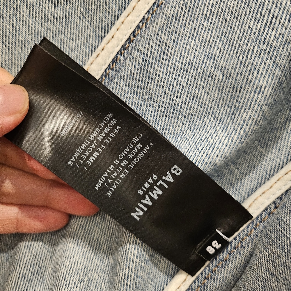 Balmain denim jacket - Picture 3 of 5